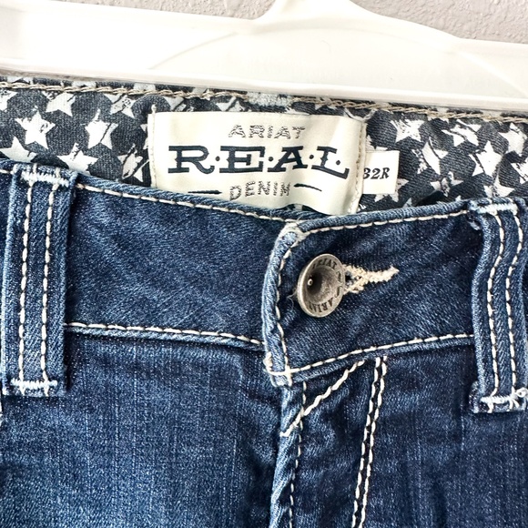 Ariat Real Denim Women's Skinny Jeans Size 32R Blue Jean Medium-Dark Wash - Picture 4 of 8
